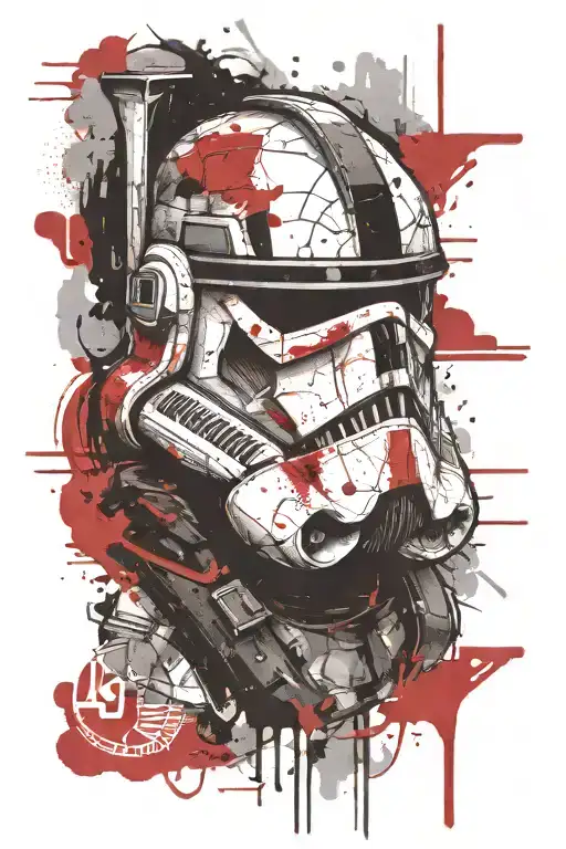 star wars clone trooper tattoo design idea