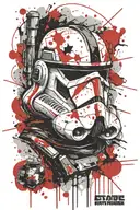 star wars clone trooper tattoo design idea