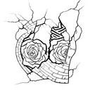 kintsugi art  tattoo design idea