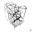 kintsugi art  tattoo design idea