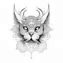 Lace  tattoo design idea