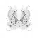 Lace  tattoo design idea