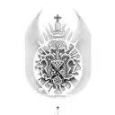 croatia, catholic, coat od arms tattoo design idea