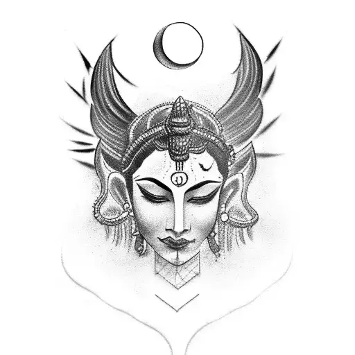 Mahadev tattoo design idea