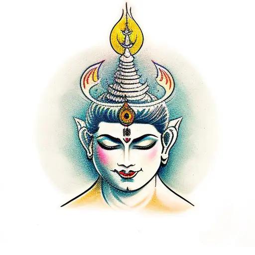 lord mahadev tattoo design idea