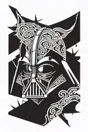 Darth vader tattoo design idea