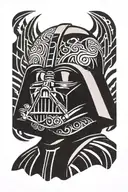 Darth vader tattoo design idea