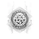 uefa champions league logo as a flower tattoo design idea