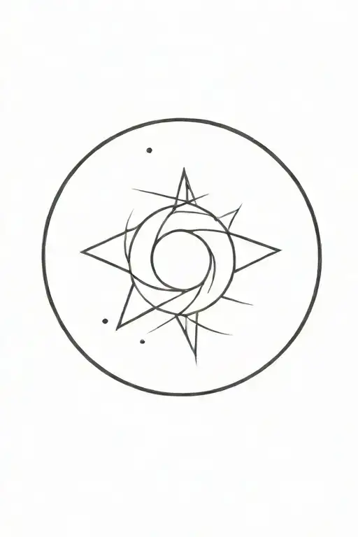 Pir Peri plain on the moon tattoo design idea