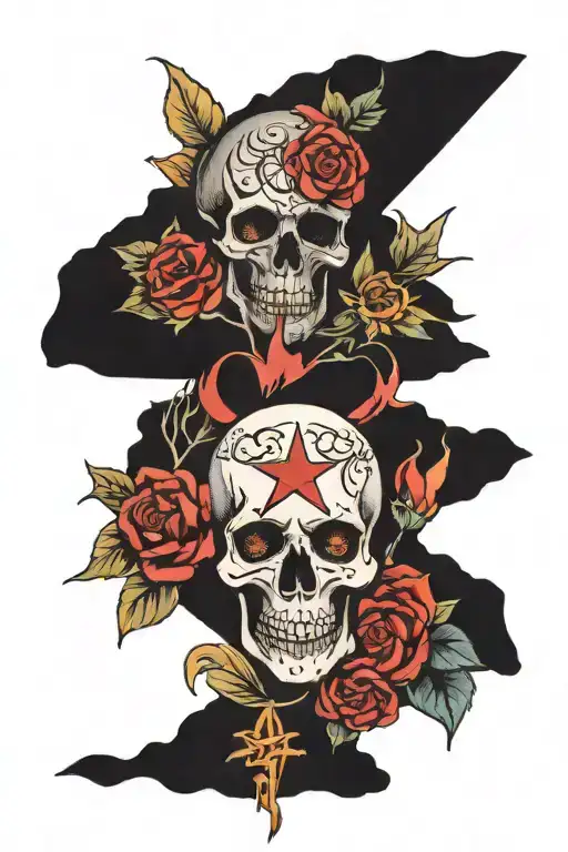 Antichrist tattoo design idea