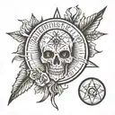 Antichrist tattoo design idea