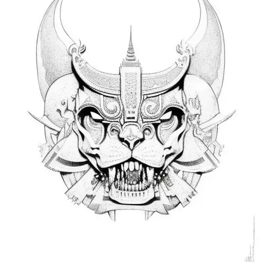 Mayan Los Angeles  tattoo design idea