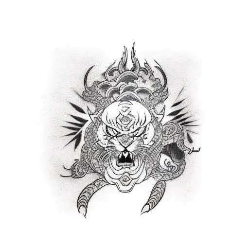 survival of fittest tattoo design idea