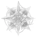 8 pointed north star tattoo design idea