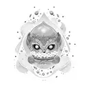 every milk will expire so toss your oatmeal and eat something new tattoo design idea