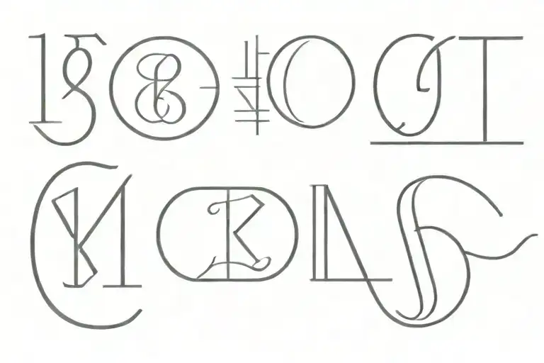 1963, 1966, and 1999 Roman numerals  tattoo design idea
