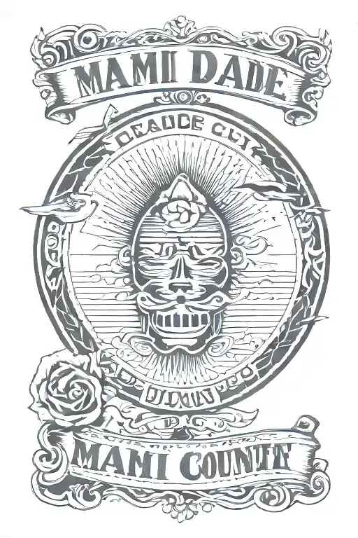 Miami Dade county city    tattoo design idea