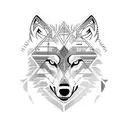 wolf pack tattoo design idea