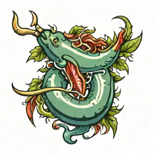 chilli from Bluey Tattoo tattoo design idea