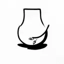 broken vase tattoo design idea