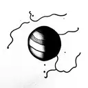 Saturn  tattoo design idea