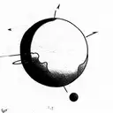 Saturn  tattoo design idea