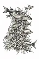 marine life sleeve tattoo design tattoo design idea