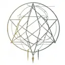 cyber sigil tattoo design idea