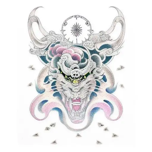 Dehya from genshin impact  tattoo design idea