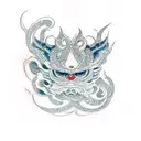 Dehya from genshin impact  tattoo design idea