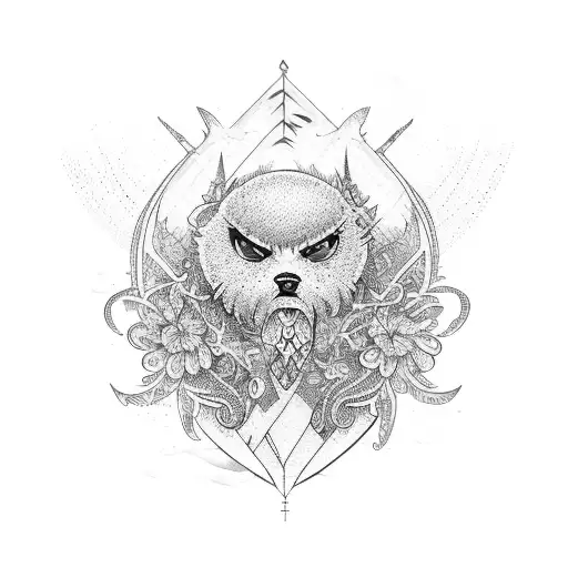 Kombie with surfboards tattoo design idea