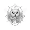 Kombie with surfboards tattoo design idea