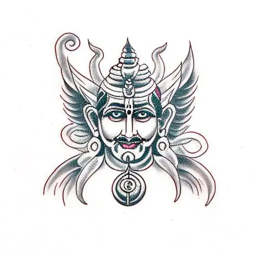 bramha, Vishnu and Shiva tattoo design idea