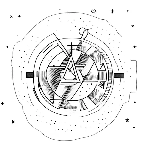 per aspera ad astra tattoo design idea