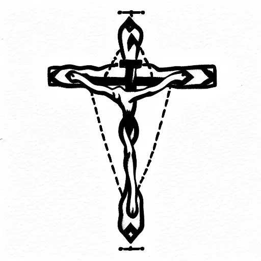 rosary catholic tattoo design idea