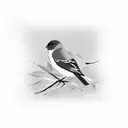 3 Bird with the phrase Γιατί πιστεύεις αυτό στο οποίο πιστεύεις tattoo design idea