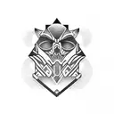 dark side won today tattoo design idea