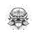 dark side won today tattoo design idea