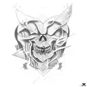 dark side won today tattoo design idea