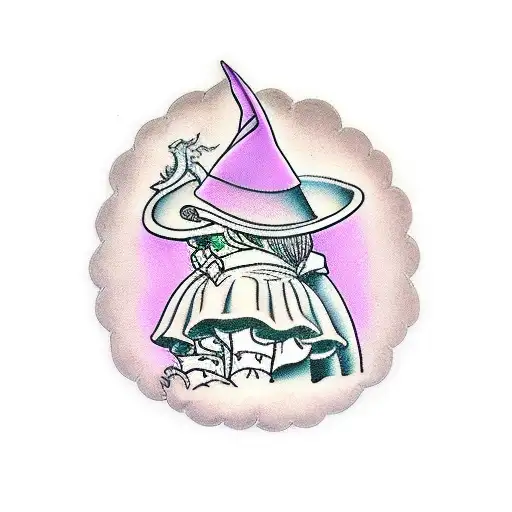 ruby red slippers wizard of oz tattoo design idea