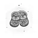 traditional tattoo ruby slippers wizard of oz tattoo design idea