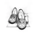 traditional tattoo ruby slippers wizard of oz tattoo design idea