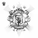 man utd  tattoo design idea