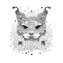 flores japonesas tattoo design idea