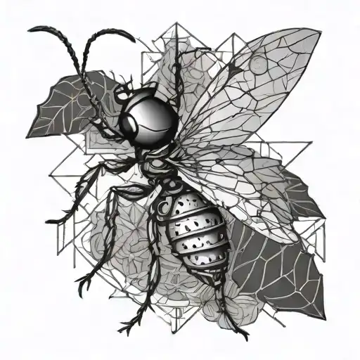 carpenter ant tattoo design idea