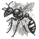 carpenter ant tattoo design idea