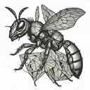 carpenter ant tattoo design idea