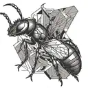 carpenter ant tattoo design idea