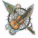 circle of fifths tattoo design idea