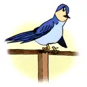 classic swallow tattoo design idea